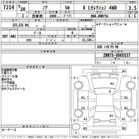 Toyota NOAH лот № 7214 оценка 3.5  с аукциона в Японии 2