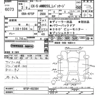Mazda CX-5 лот № 6073 оценка 3  с аукциона в Японии 11
