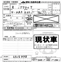 Honda ACTY TRUCK лот № 10106 оценка -  с аукциона в Японии 8