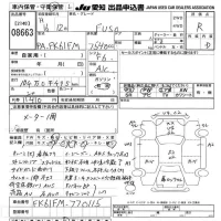 Mitsubishi FUSO TRUCK лот № 8663 оценка R  с аукциона в Японии 11