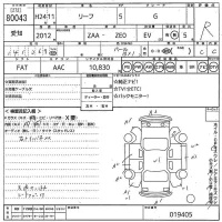 Nissan LEAF лот № 80043 оценка R  с аукциона в Японии 10