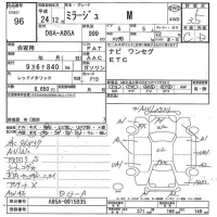 Mitsubishi MIRAGE лот № 96 оценка 3.5  с аукциона в Японии 7