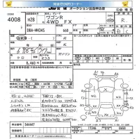 Suzuki WAGON R лот № 4008 оценка R  с аукциона в Японии 5