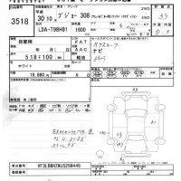 Peugeot 308 лот № 3518 оценка 3.5  с аукциона в Японии 7