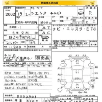 Toyota SIENTA лот № 2062 оценка R  с аукциона в Японии 8