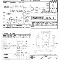 Nissan MOCO лот № 9509 оценка 3  с аукциона в Японии 4