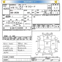 Mazda AZ-OFFROAD лот № 4203 оценка 3.5  с аукциона в Японии 4