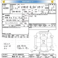 Toyota PASSO SETTE лот № 4290 оценка 3.5  с аукциона в Японии 5