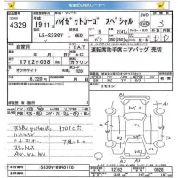 Daihatsu HIJET VAN лот № 4329 оценка 3  с аукциона в Японии 5