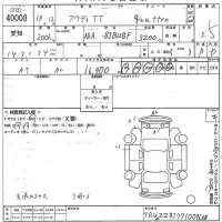 Audi TT лот № 40008 оценка 3.5  с аукциона в Японии 10