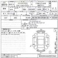 Mercedes-Benz C CLASS WAGON лот № 40019 оценка 4.5  с аукциона в Японии 10