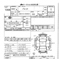 Suzuki PALETTE лот № 1068 оценка 3  с аукциона в Японии 7