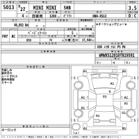 BMW MINI лот № 5013 оценка 3.5  с аукциона в Японии 2