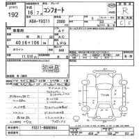 Toyota COMFORT лот № 192 оценка R  с аукциона в Японии 8