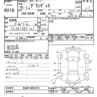 Mitsubishi GRANDIS лот № 8018 оценка 3.5  с аукциона в Японии 5