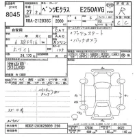 Mercedes-Benz E CLASS лот № 8045 оценка R  с аукциона в Японии 9