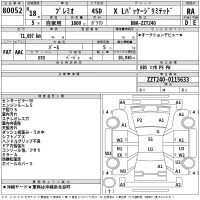 Toyota PREMIO лот № 80052 оценка RA  с аукциона в Японии 2