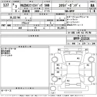 Mazda MAZDA3 лот № 127 оценка RA  с аукциона в Японии 2