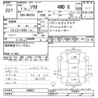 Suzuki SOLIO лот № 221 оценка 3.5  с аукциона в Японии 10
