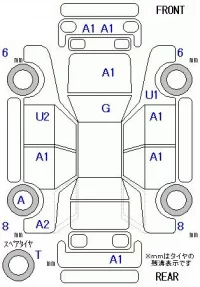 Nissan X-TRAIL лот № 26074 оценка 3  с аукциона в Японии 9