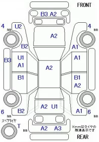 Honda LEGEND лот № 10186 оценка 3.5  с аукциона в Японии 11
