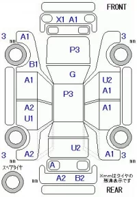 Honda CROSSROAD лот № 10250 оценка 3.5  с аукциона в Японии 11
