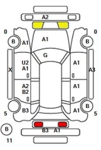 Toyota PRIUS лот № 11001 оценка 3.5  с аукциона в Японии 9