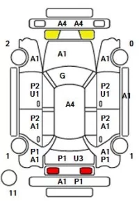 Subaru IMPREZA G4 лот № 25302 оценка 3.5  с аукциона в Японии 11