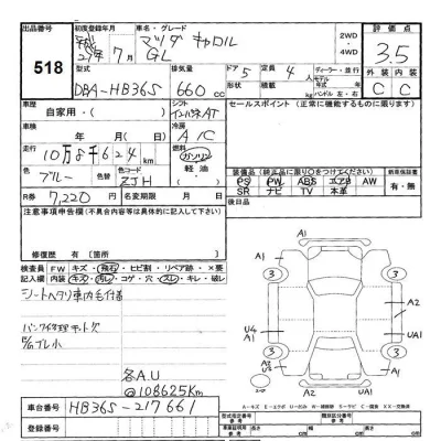 Mazda CAROL  с аукциона в Японии