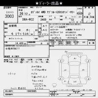 Honda ODYSSEY лот № 3003 оценка R  с аукциона в Японии 10