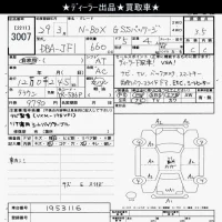 Honda N BOX лот № 3007 оценка 3.5  с аукциона в Японии 10