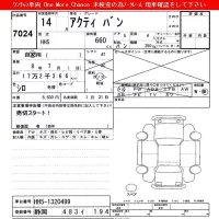 Honda ACTY VAN лот № 7024 оценка   с аукциона в Японии 3