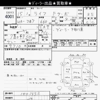 Honda LIFE лот № 4001 оценка 3.5  с аукциона в Японии 6