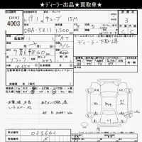 Nissan CUBE лот № 4003 оценка 3  с аукциона в Японии 2