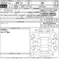 BMW X5 SERIES лот № 38004 оценка 4.5  с аукциона в Японии 9