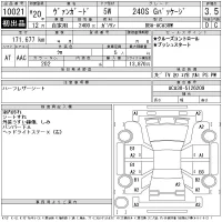 Toyota VANGUARD лот № 10021 оценка 3.5  с аукциона в Японии 8