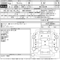 Toyota WISH лот № 10090 оценка 3.5  с аукциона в Японии 9