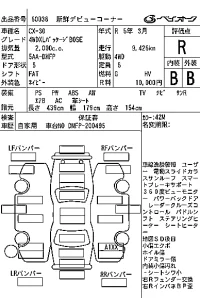 Mazda CX-30 лот № 60038 оценка R  с аукциона в Японии 7