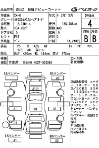 Mazda CX-8 лот № 60052 оценка 4  с аукциона в Японии 7