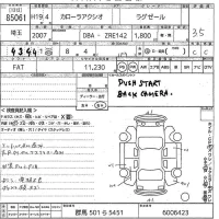 Toyota COROLLA AXIO лот № 85061 оценка 3.5  с аукциона в Японии 10