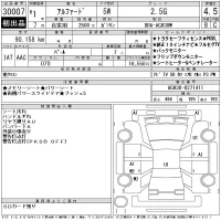 Toyota ALPHARD лот № 30007 оценка 4.5  с аукциона в Японии 9