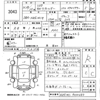 Toyota COROLLA FIELDER лот № 3043 оценка R  с аукциона в Японии 5