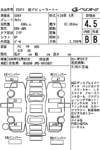Honda S660 лот № 20074 оценка 4.5  с аукциона в Японии 7