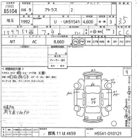 Nissan CONDOR лот № 85104 оценка 3.5  с аукциона в Японии 9