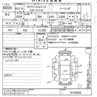 Mitsubishi GALANT FORTIS лот № 60020 оценка 3.5  с аукциона в Японии 10