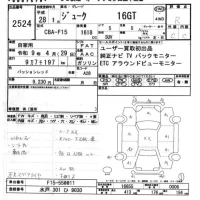 Nissan JUKE лот № 2524 оценка R  с аукциона в Японии 8