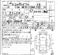 Nissan ELGRAND лот № 1034 оценка R  с аукциона в Японии 4