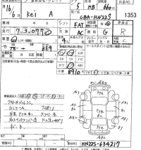 Suzuki KEI лот № 1353 оценка R  с аукциона в Японии 8