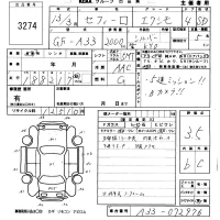 Nissan CEFIRO лот № 3274 оценка 3.5  с аукциона в Японии 5