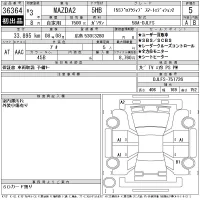 Mazda MAZDA2 лот № 36364 оценка 5  с аукциона в Японии 11